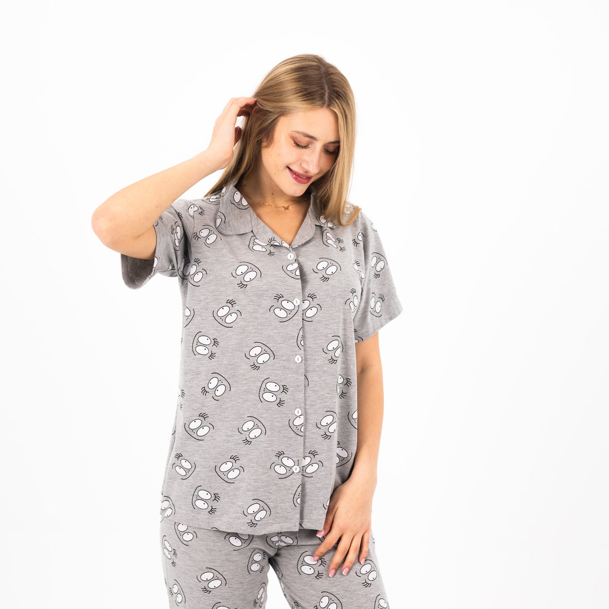 Classic Printed Pajama Set