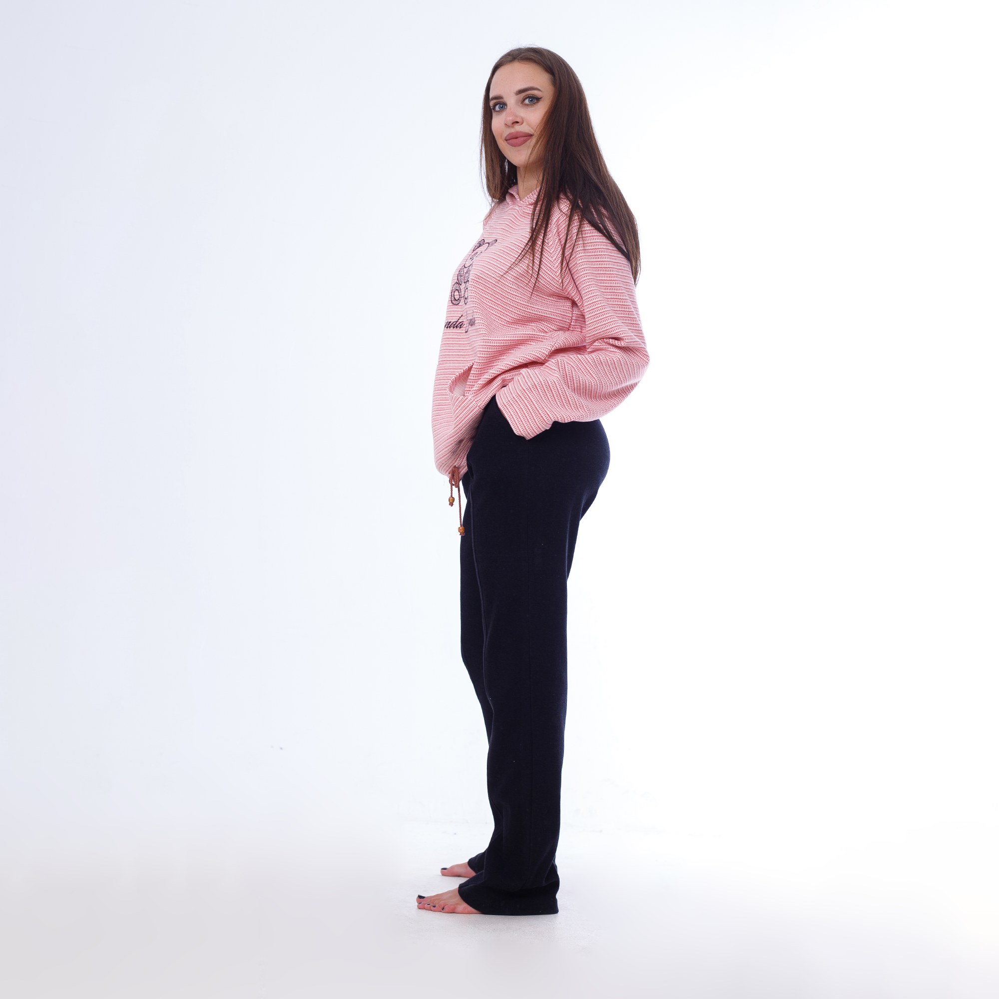 Winter Embroidered Milton Cotton Pajama Set