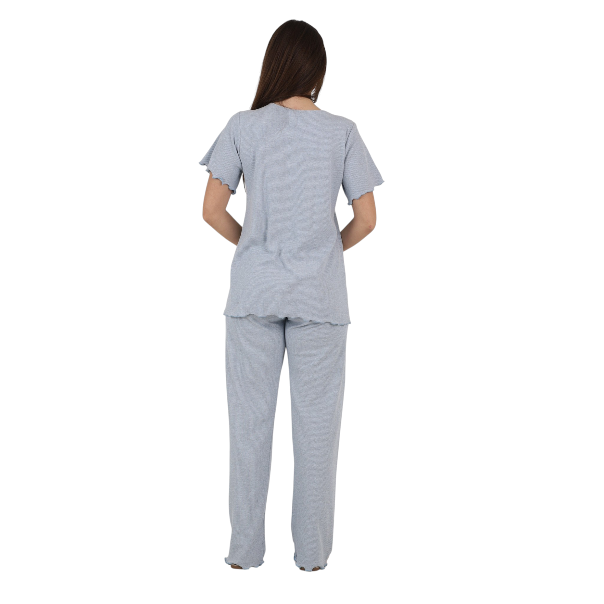 Plus Size Pajama Set (4XL–6XL) – Relaxed Comfort Fi
