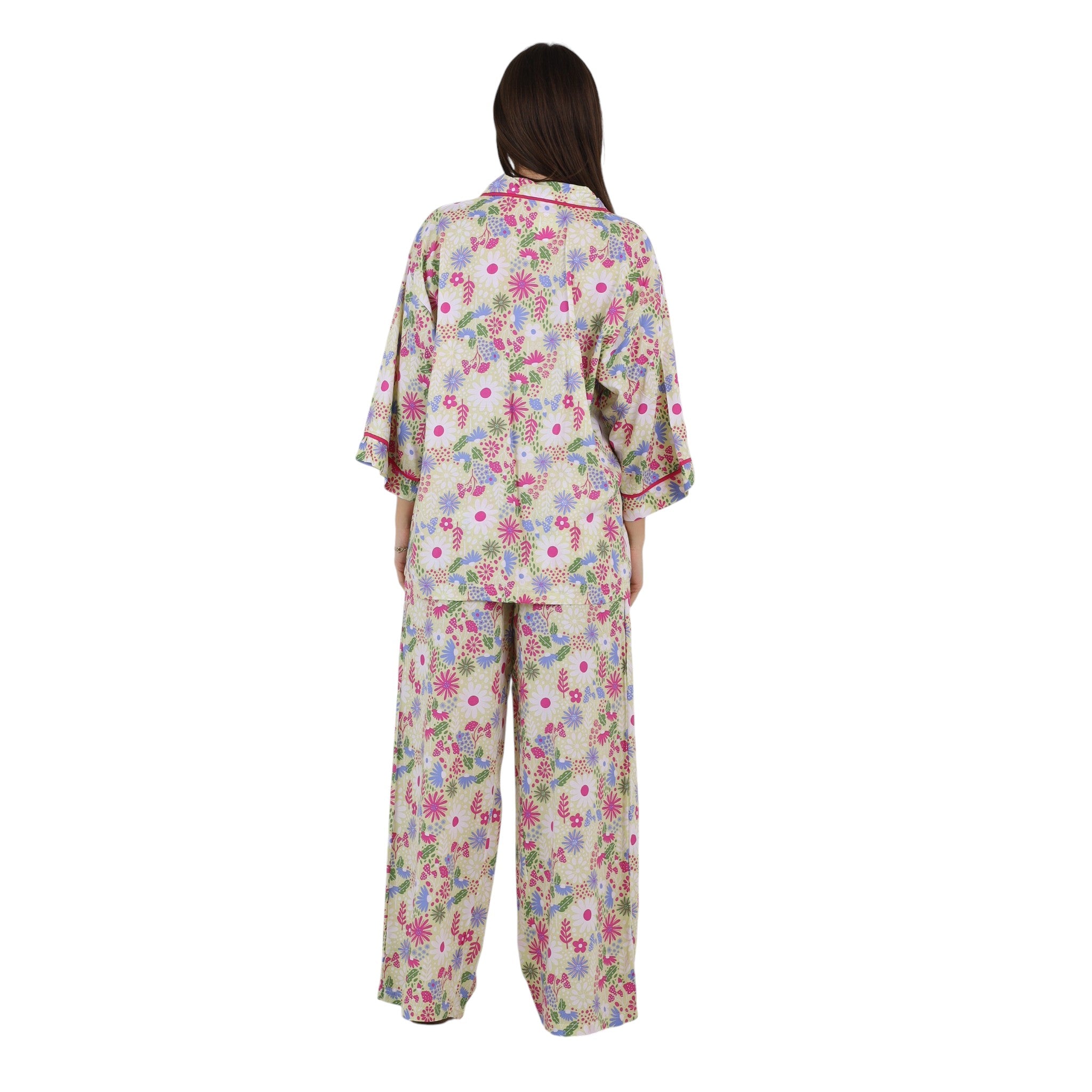 Classic Printed Long Pajama Set