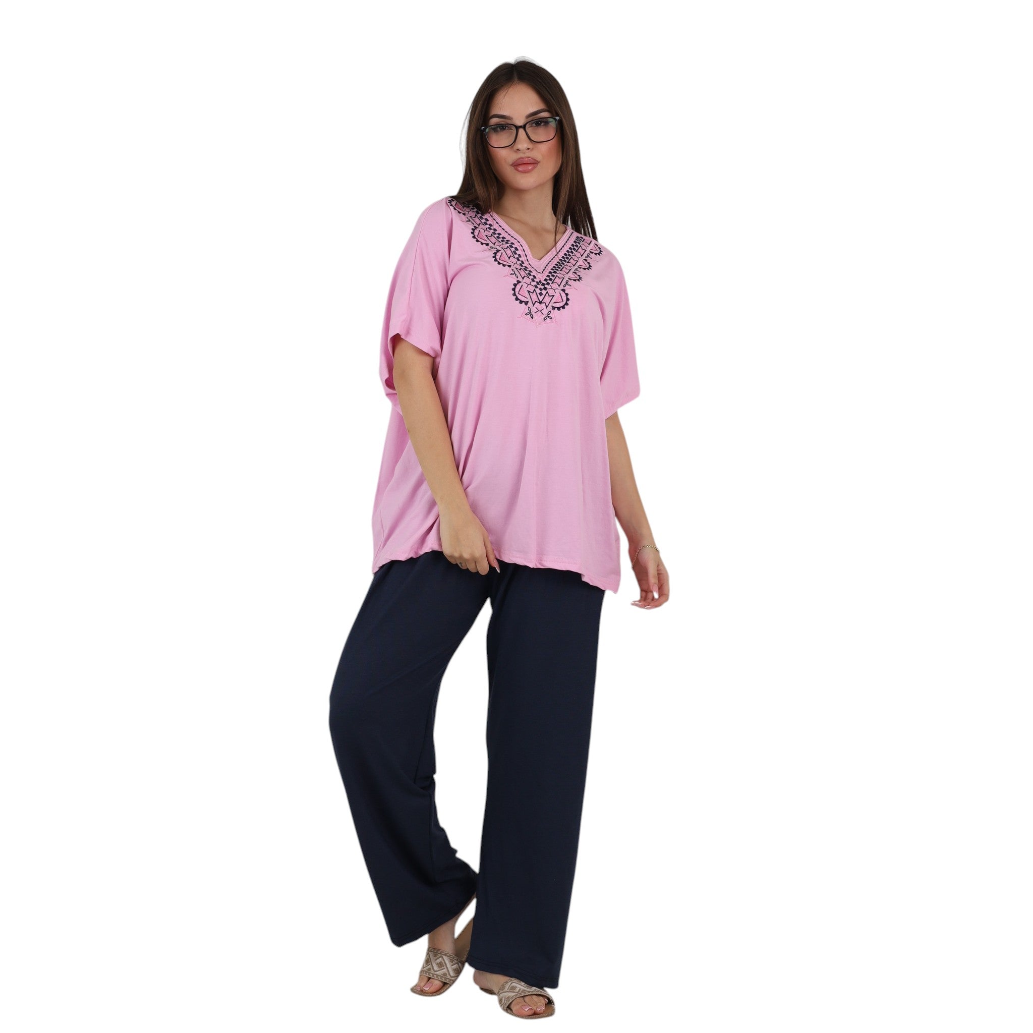Plus Size - Soft Relaxed Fit Loungewear for Women (4XL–6XL)