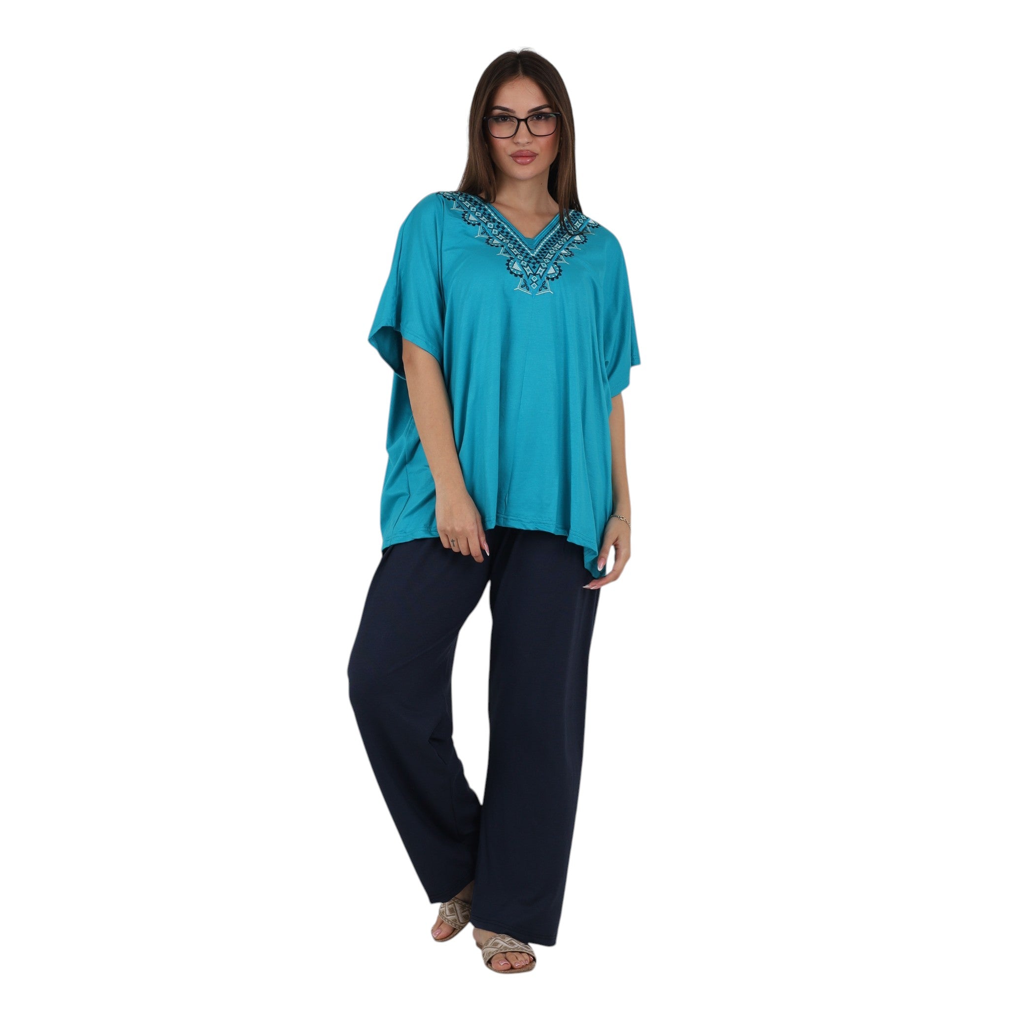Plus Size - Soft Relaxed Fit Loungewear for Women (4XL–6XL)