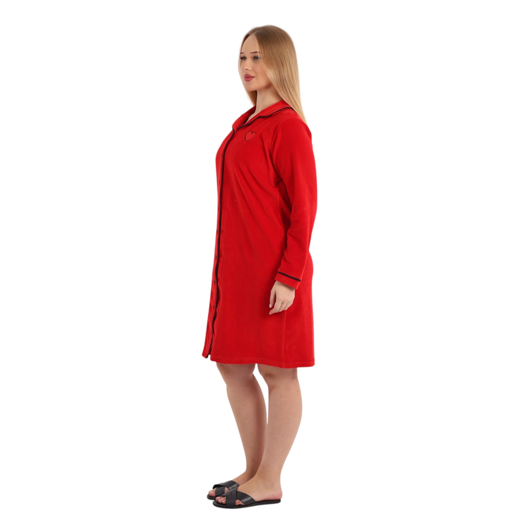 Classic Buttoned Trim Nightgown | FW26