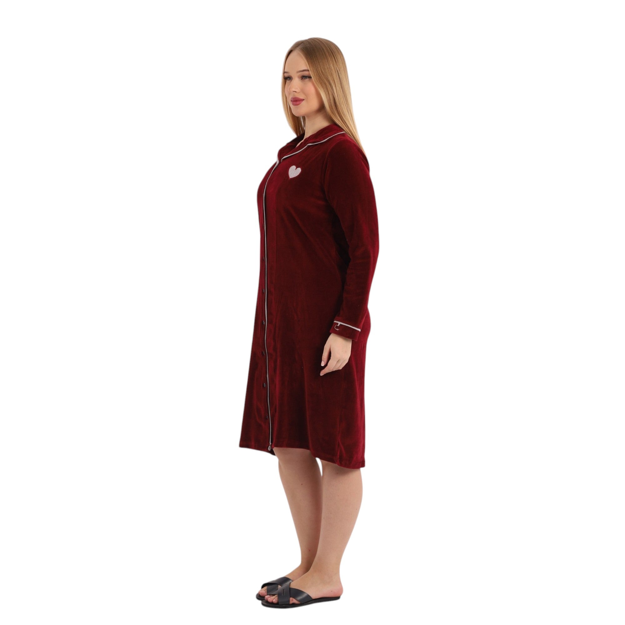 Classic Buttoned Trim Nightgown | FW26