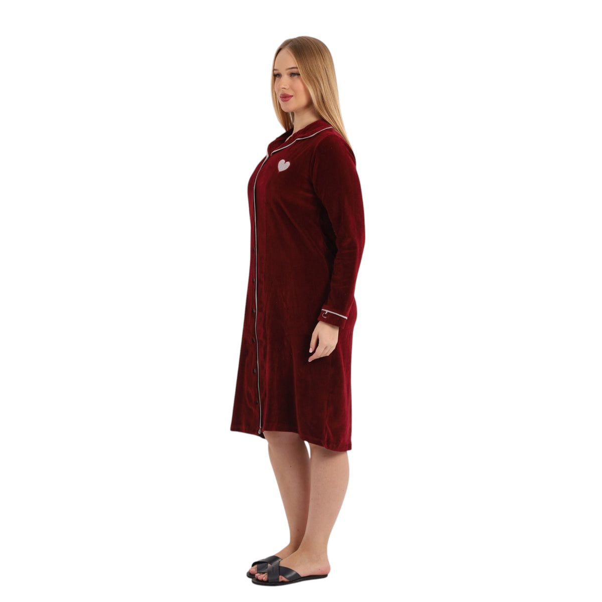 Classic Buttoned Trim Nightgown | FW26