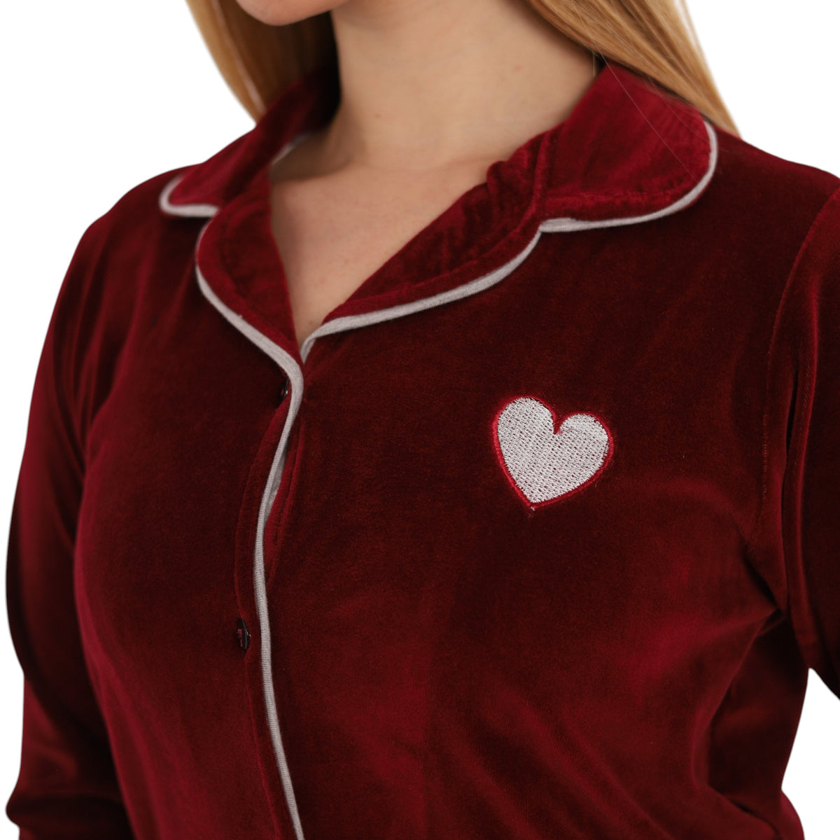 Classic Buttoned Trim Nightgown | FW26