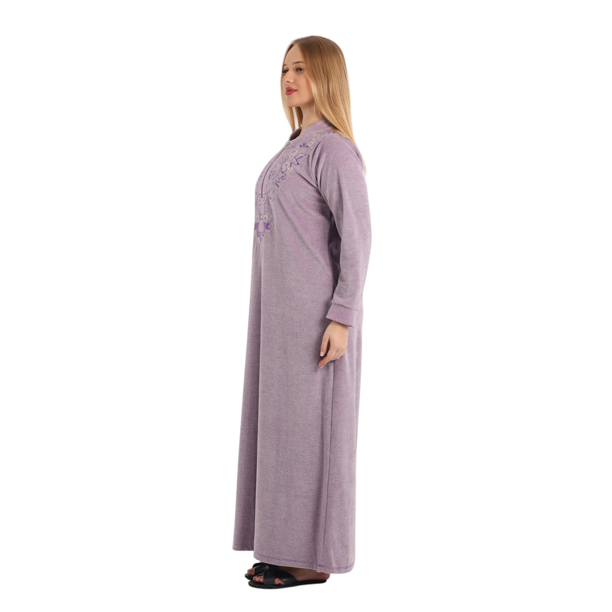 Farida Floral Detail Abaya  | FW26
