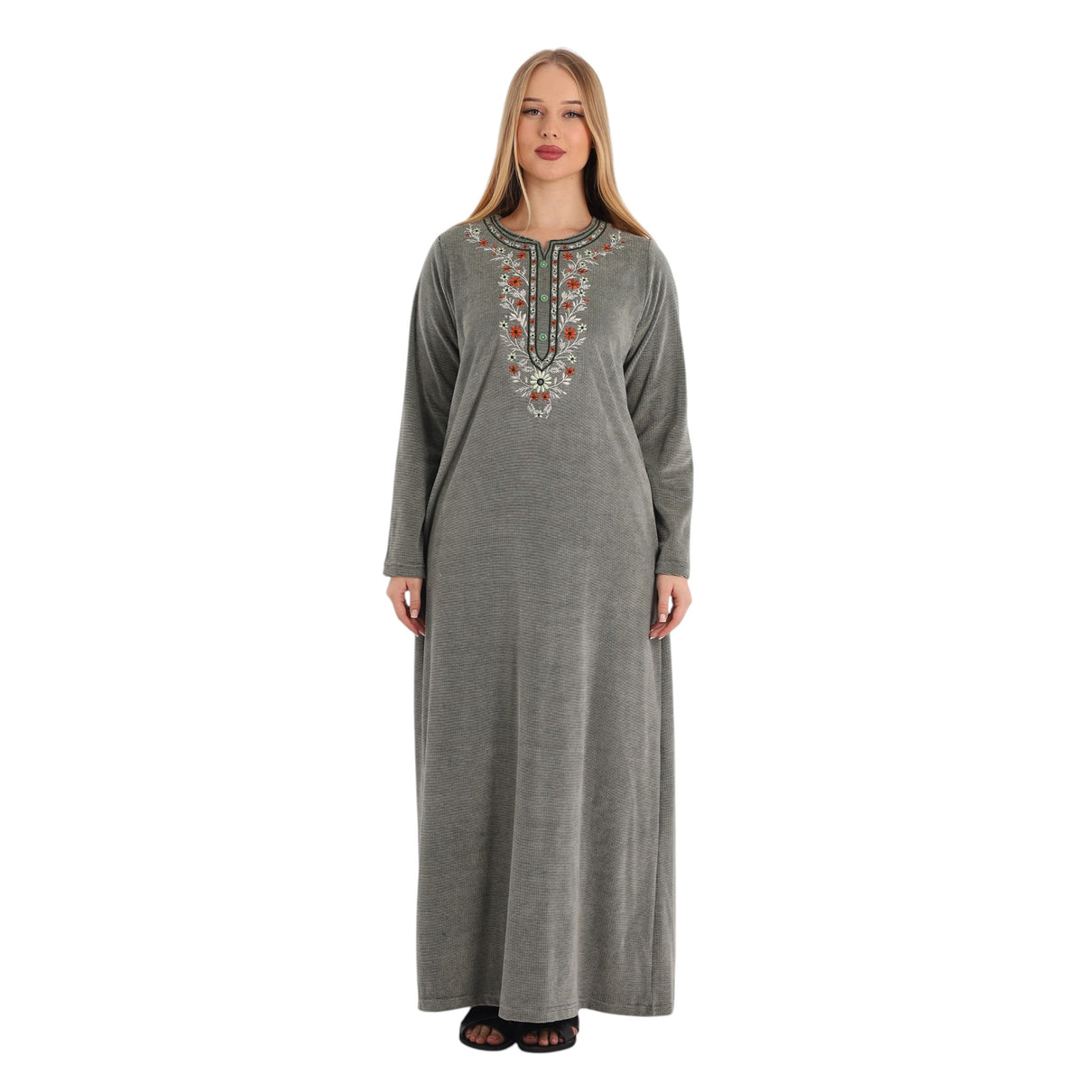 Jasmine Floral Embroidered Abaya | FW26