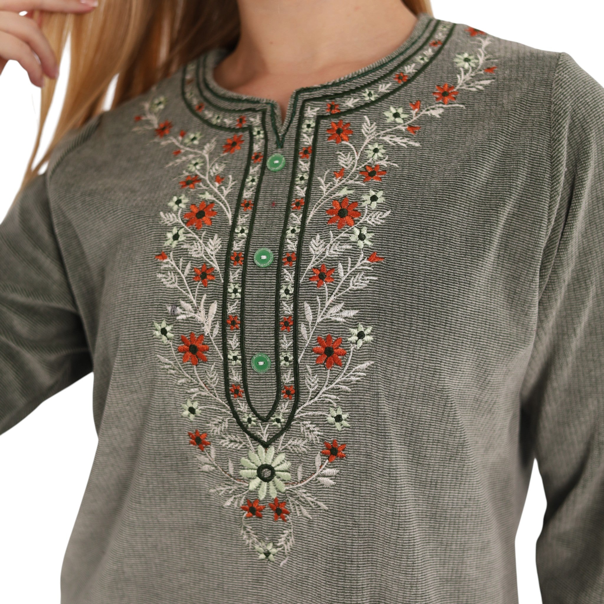 Jasmine Floral Embroidered Abaya | FW26