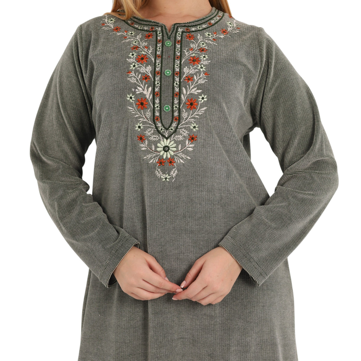 Jasmine Floral Embroidered Abaya | FW26