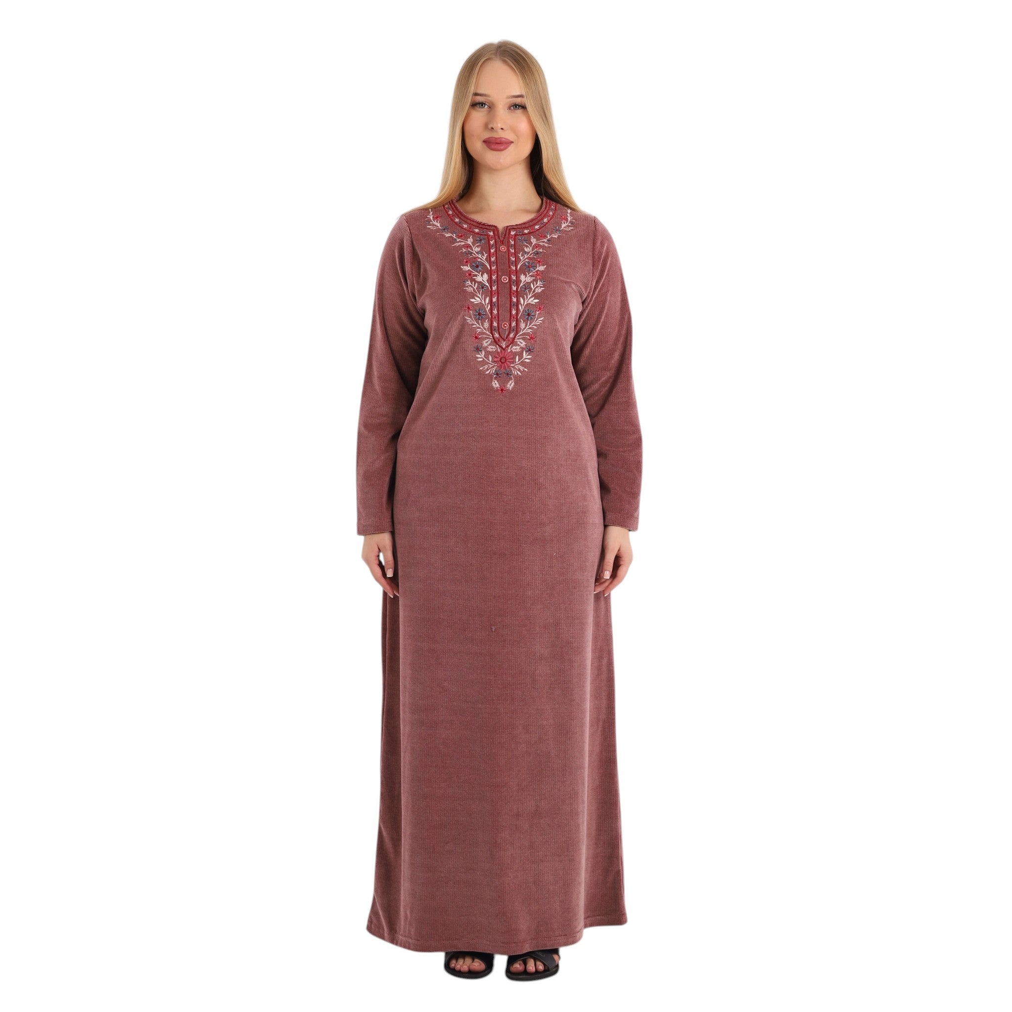 Jasmine Floral Embroidered Abaya | FW26