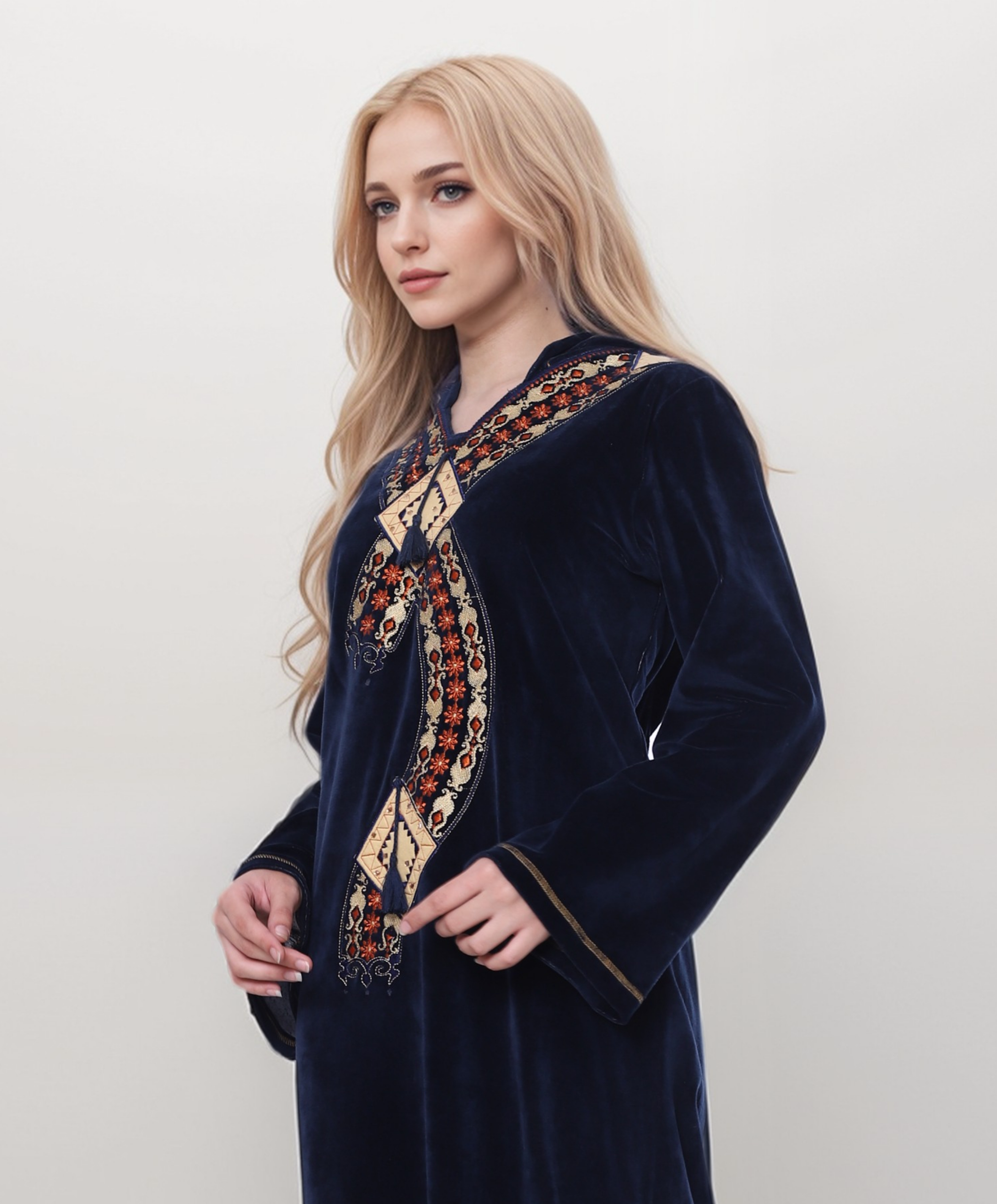 Winter Embroidered Abaya – Elegant & Comfortable for Winter