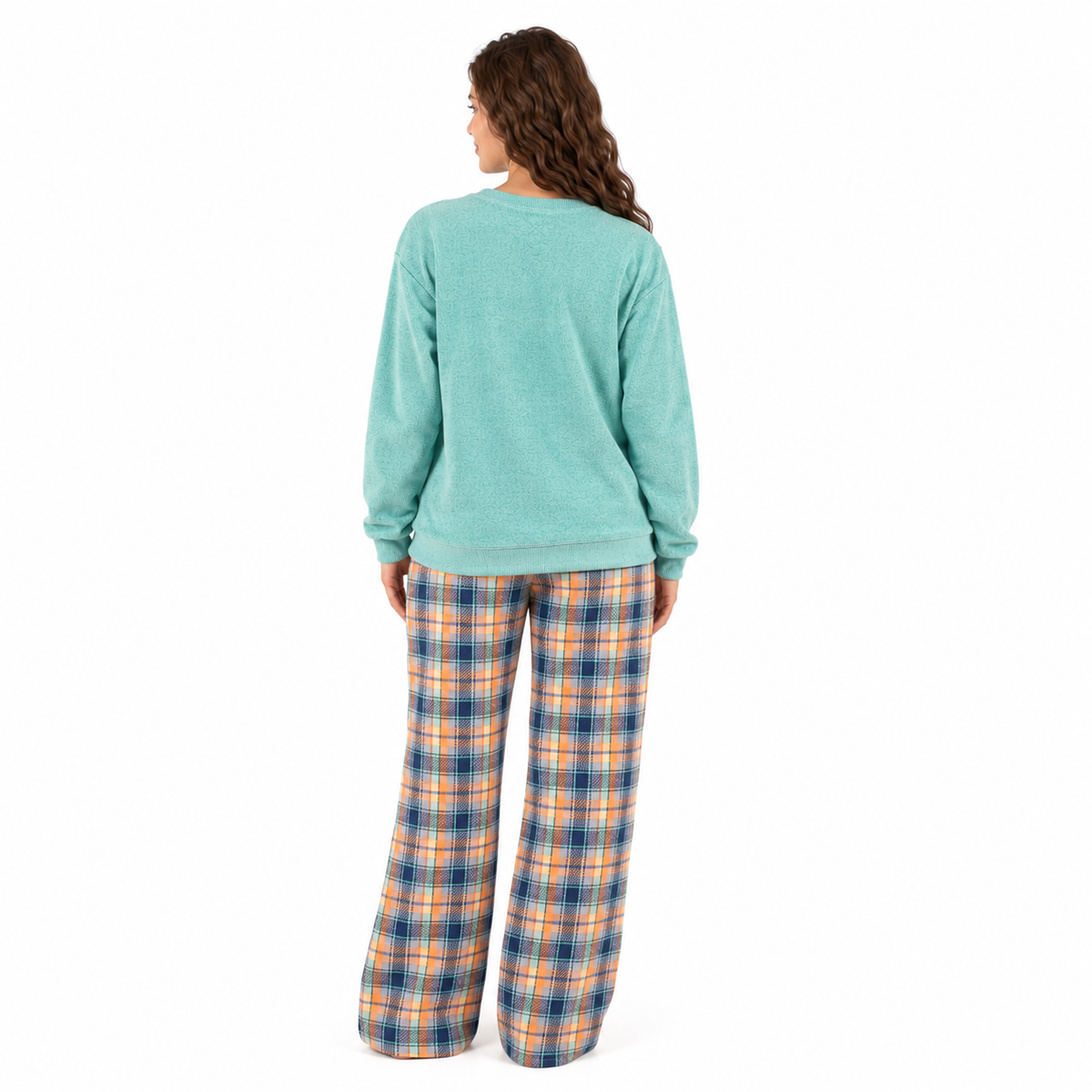 Plaid Pants Pajama Set | FW26