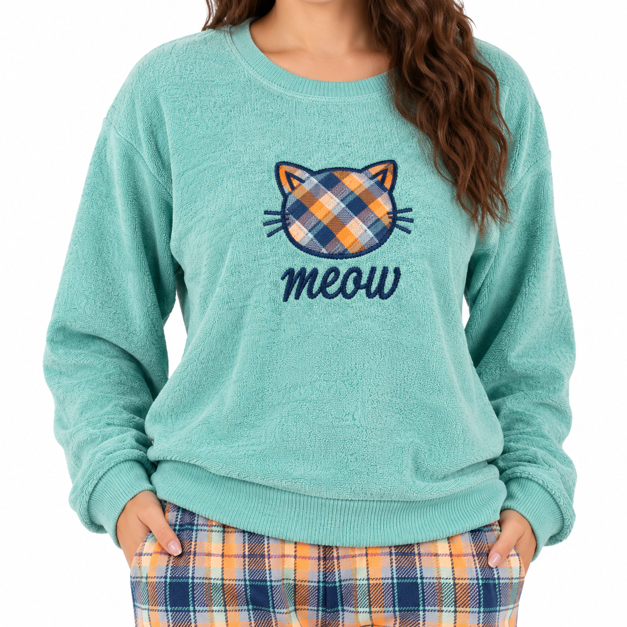 Plaid Pants Pajama Set | FW26