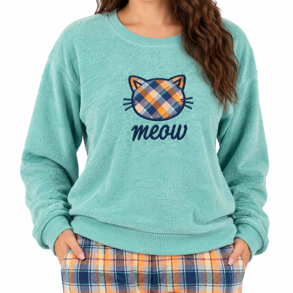 Plaid Pants Pajama Set | FW26