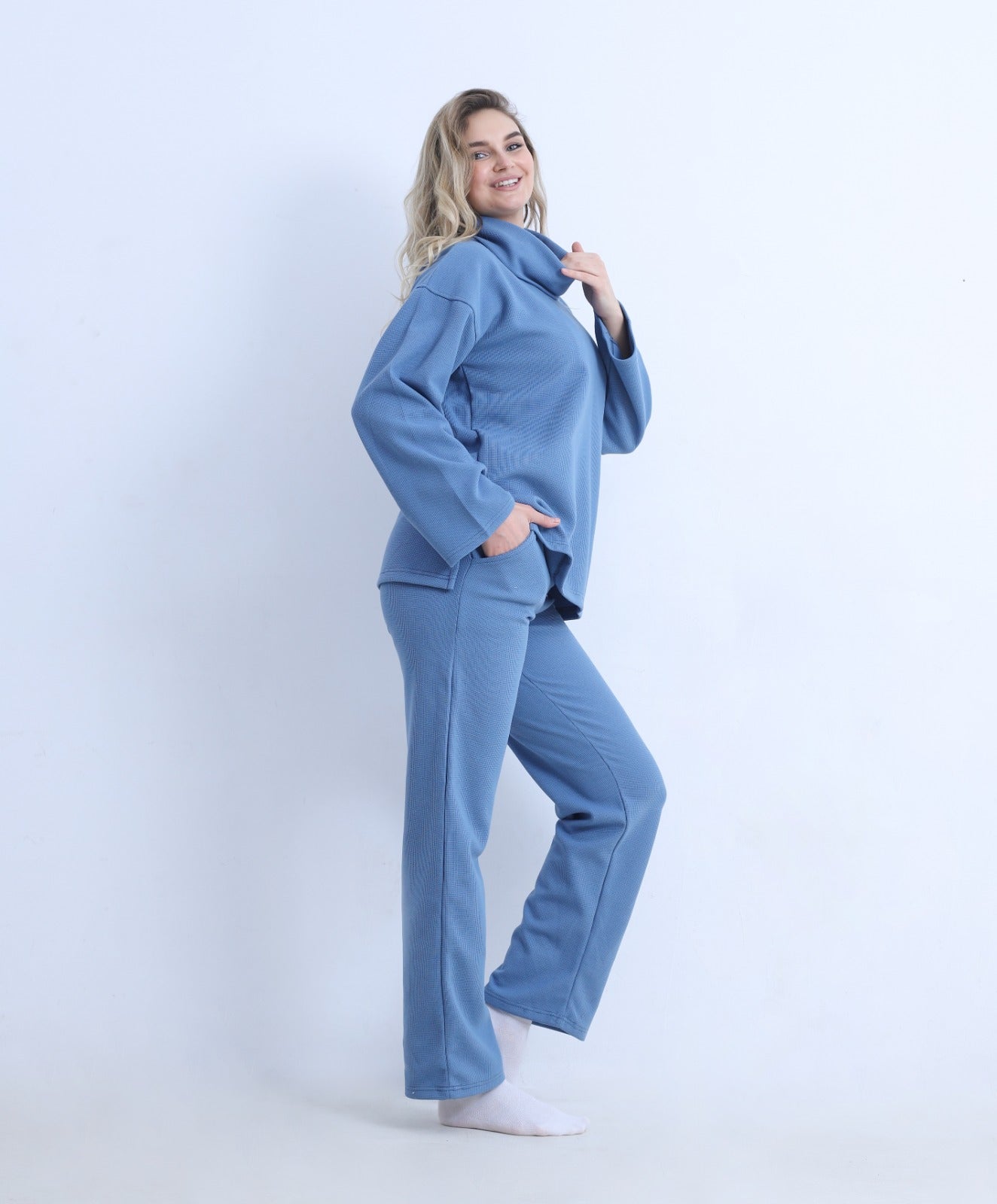 Milton Soft Jacquard Pajama – Cozy & Elegant for Winter