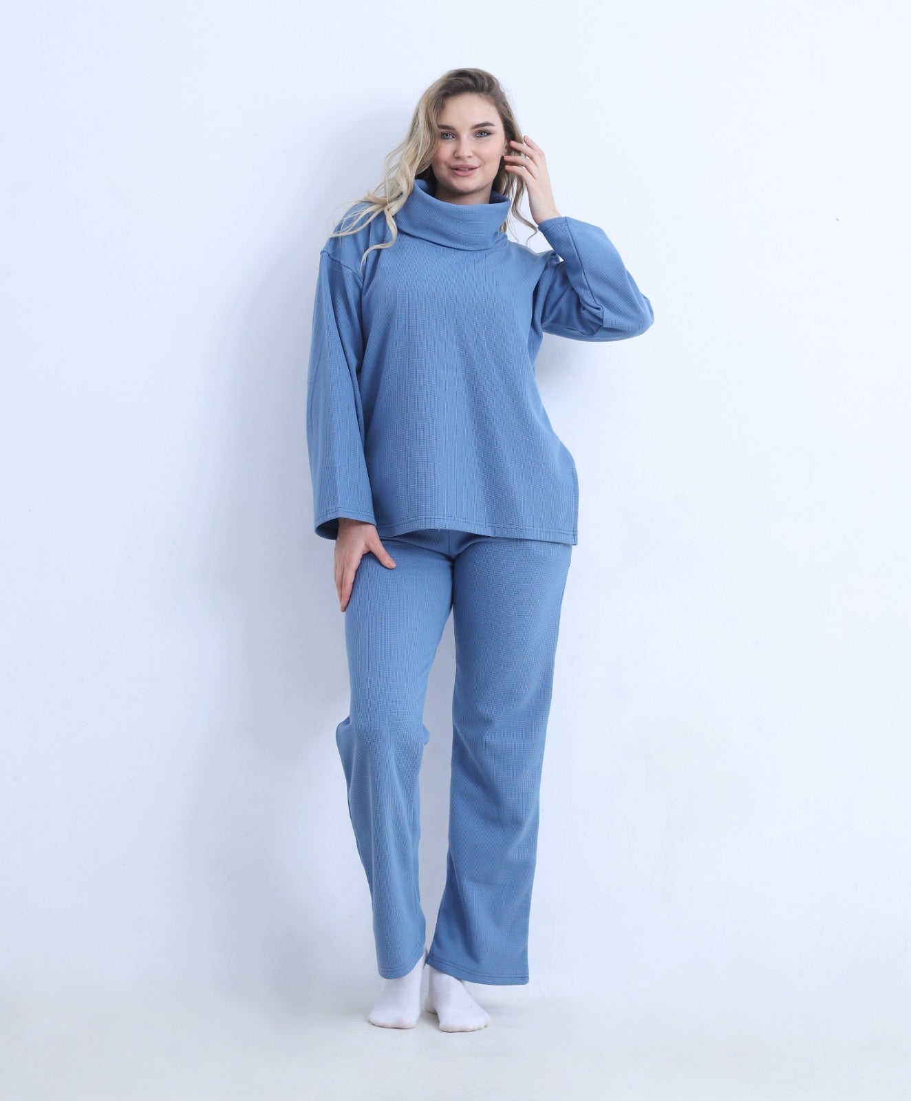 Milton Soft Jacquard Pajama – Cozy & Elegant for Winter