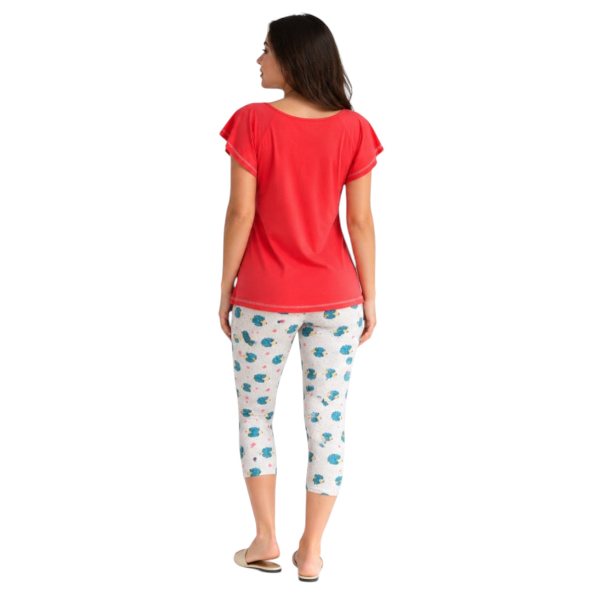 printed  pants pajamas