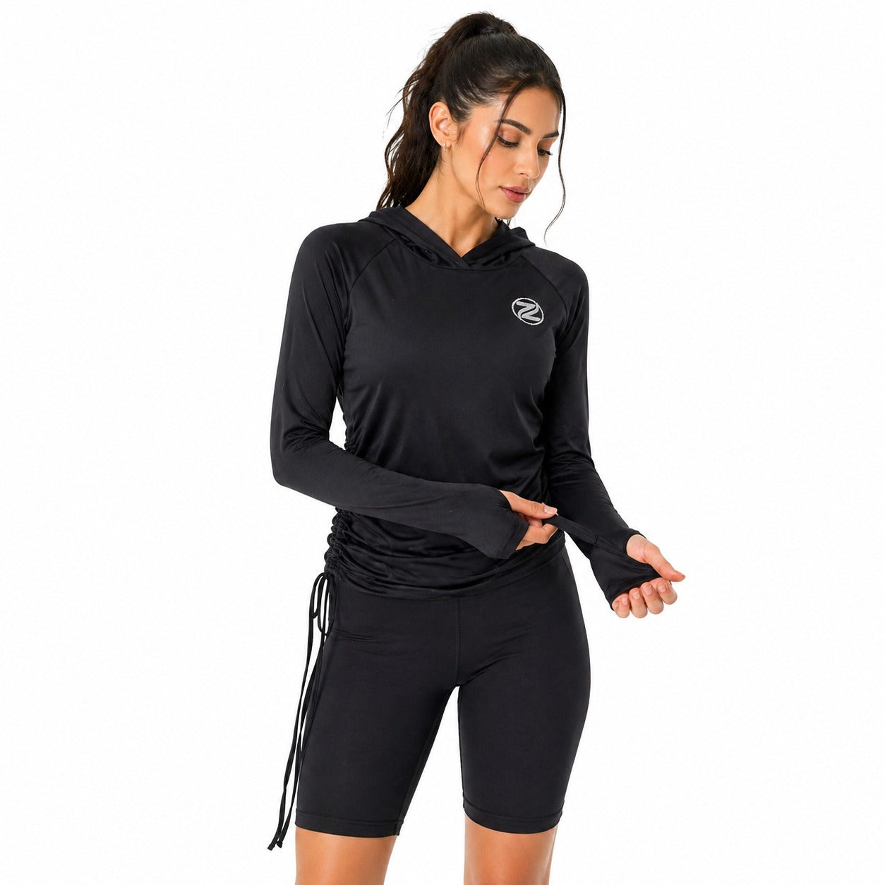 Hooded Long Sleeve Active Top