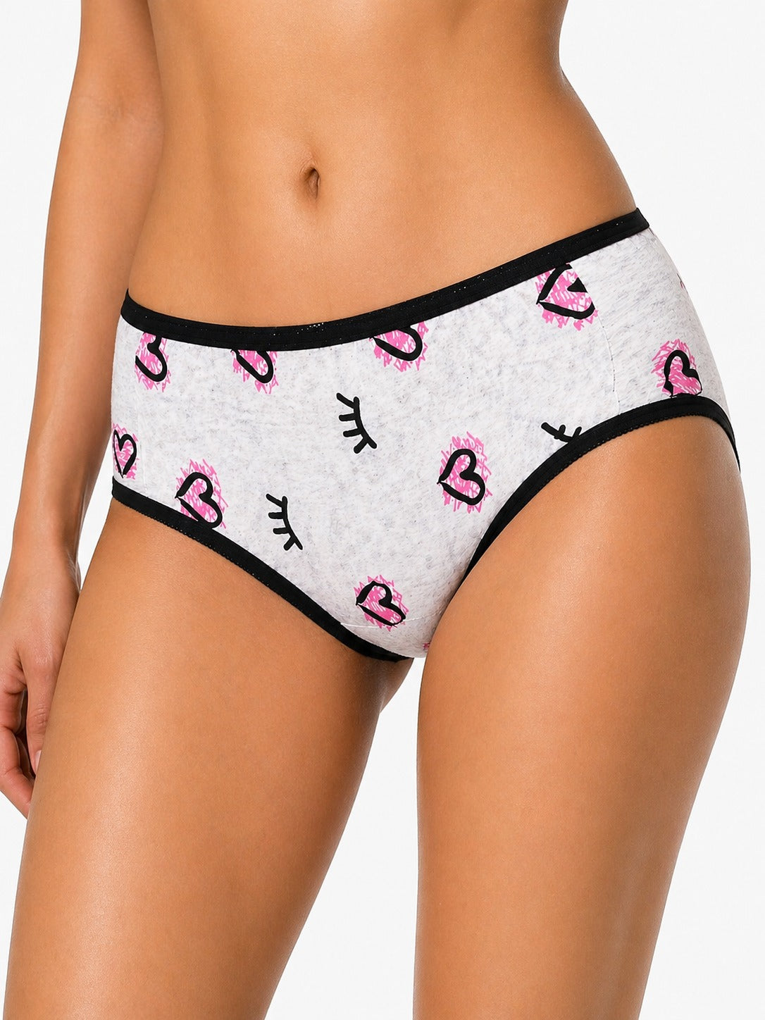 3-Pack Cotton Hipster Panties M/L → Fits Medium / Large