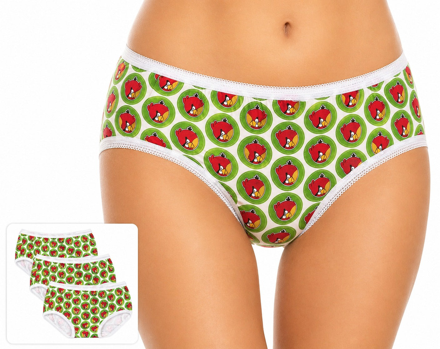 3-Pack Cotton Hipster Panties M/L → Fits Medium / Large
