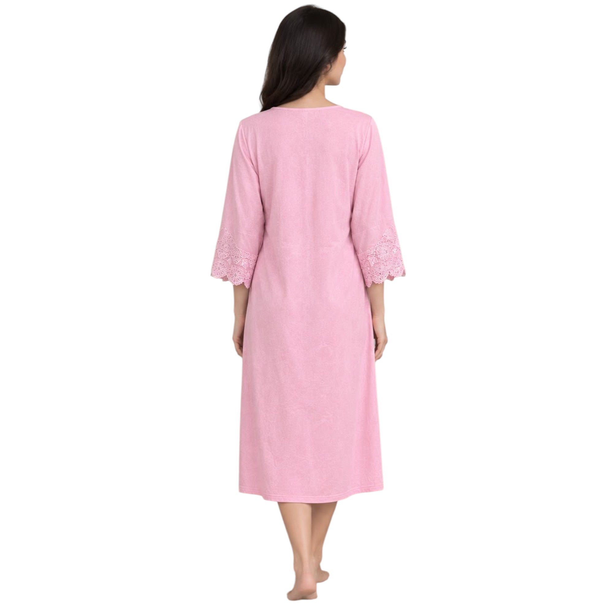 Floral Lace Nightgown & Robe