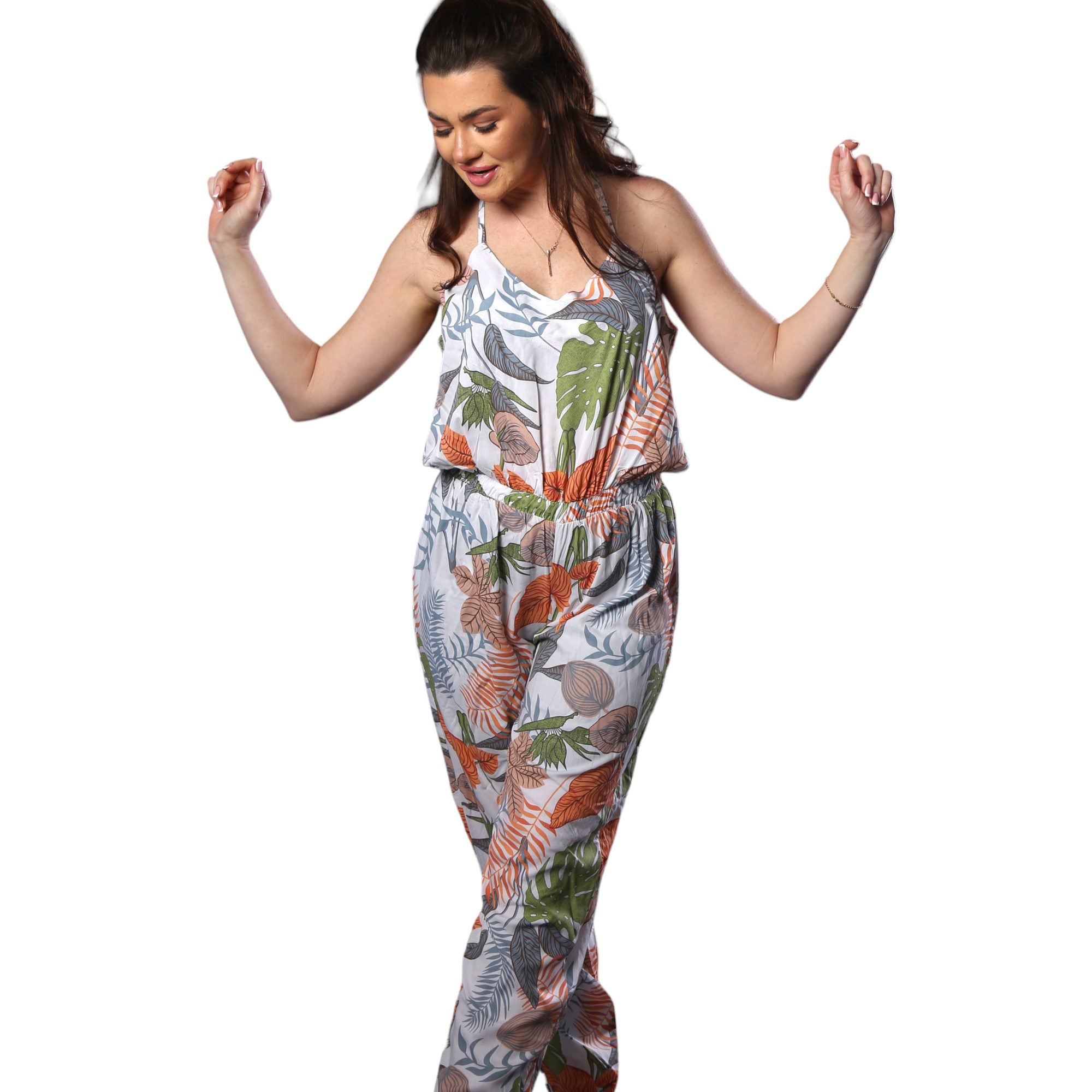Summer Floral Jumpsuit