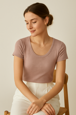 Basic Casual Comfy T-Shirt – Soft Fabric & Simple Everyday Style