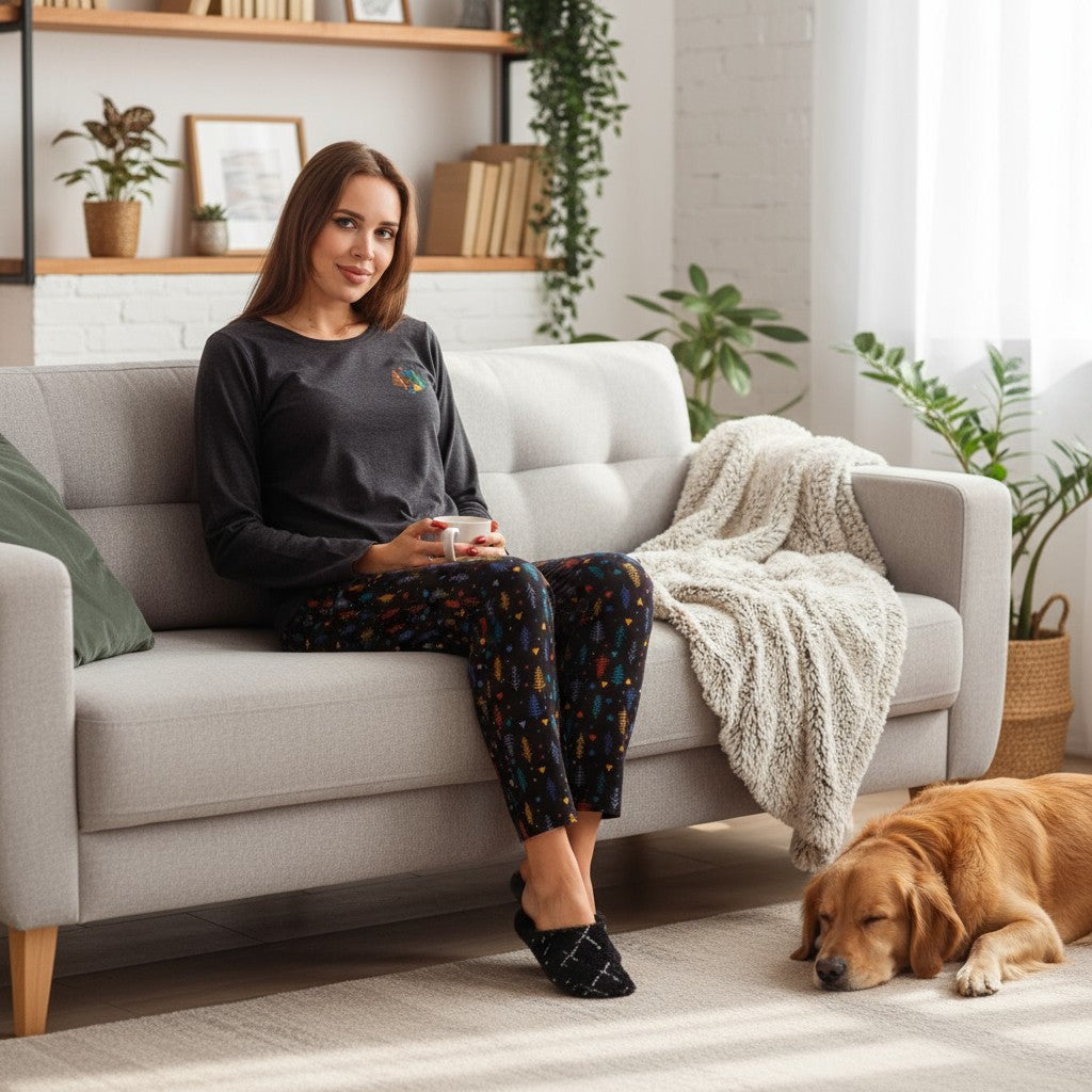 Winter Milton Cotton Pajama Set