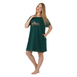 Casual Embroidered Nightgown