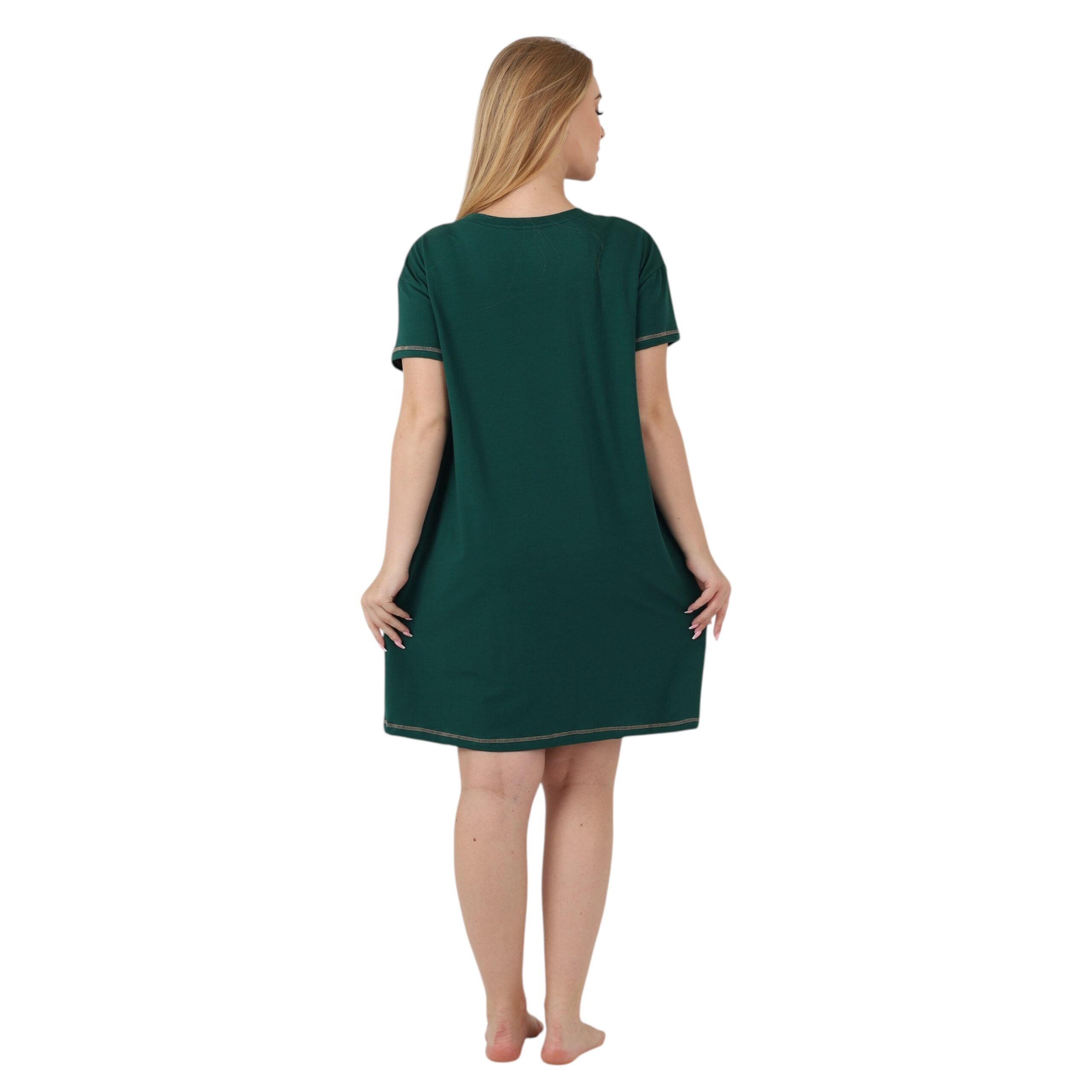 Casual Embroidered Nightgown