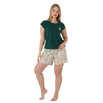 Casual Printed Short Pajama Set