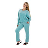 Women’s Soft Velvet Stretch Pajama Set | طقم بيجامة نسائية مخملية ناعمة قابلة للتمدد